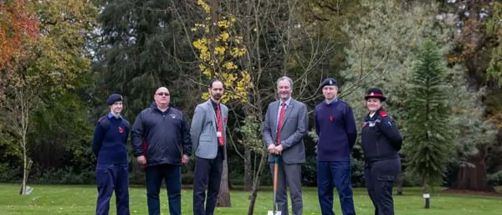 Royal British Legion plaque unveiled by Uniformed Protective Services ...
